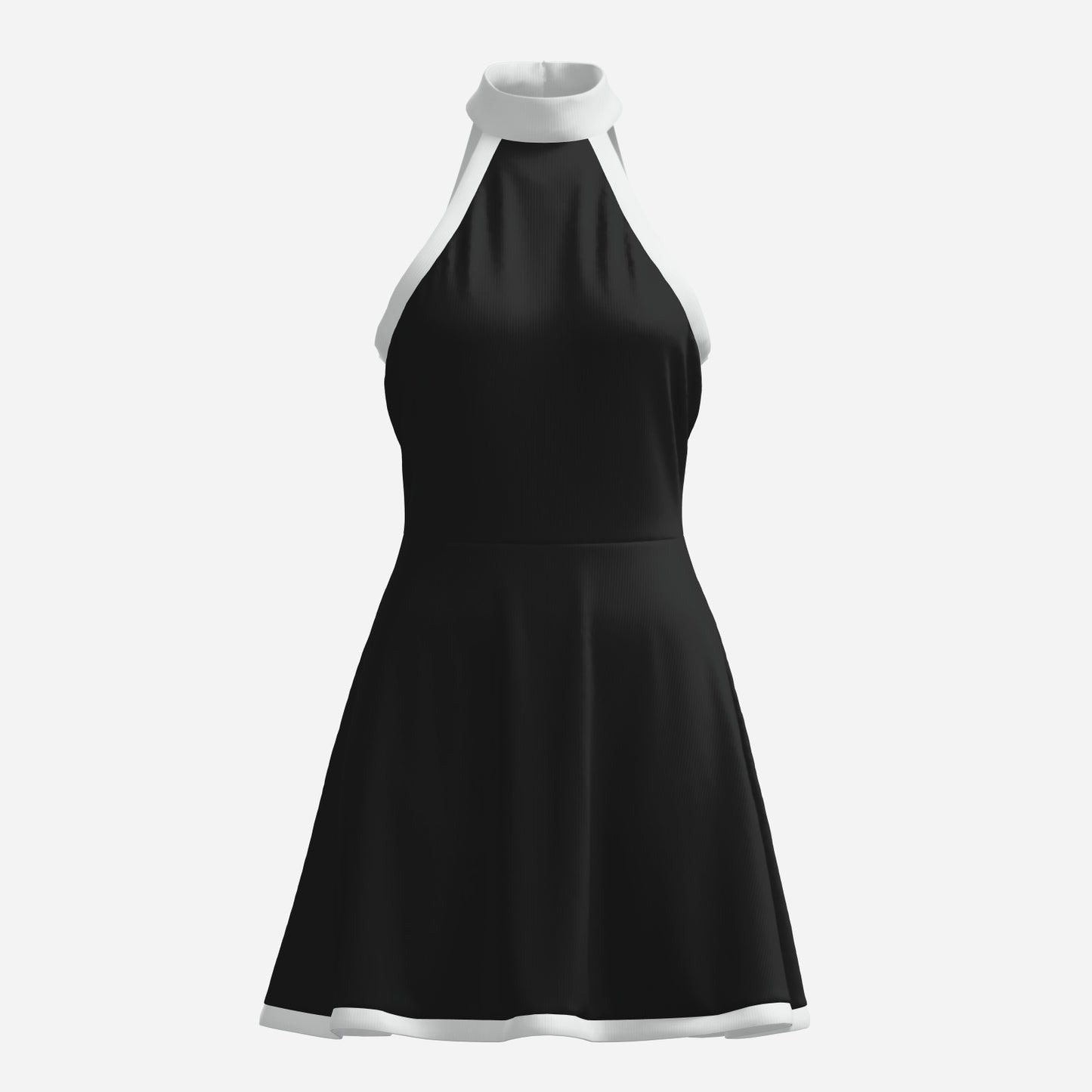 Black Halter Mini Dress | Vintage 60s Style Black Mini Dress|Mod Dress| Black Go Go dress