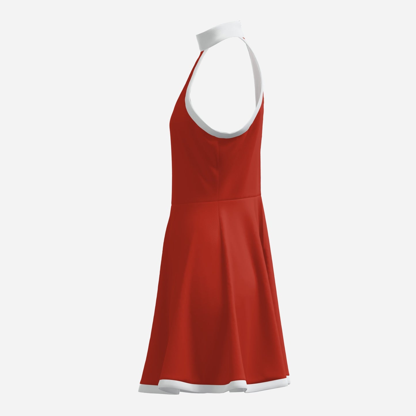 Mod 60s Style dress, Retro Red Halter Dress | Vintage 60s inspired Dress | Red Go-Go Dress