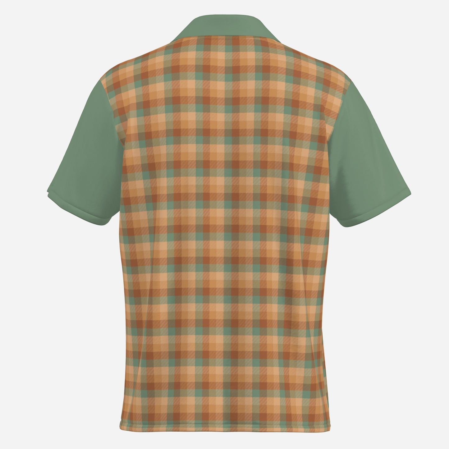Men's 50s inspired Shirt, Retro Plaid Shirt, Vintage 50s Style Shirt Men, Retro Brown Plaid Shirt Men, Rockabilly Shirt