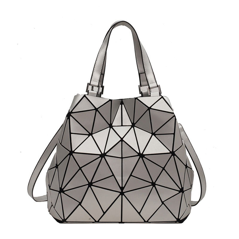 Geometric handbag, Shoulder Tote Bag, High Fashion Handbag, Texture Handbag