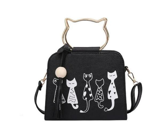 Cat Handbag with Cat Handle