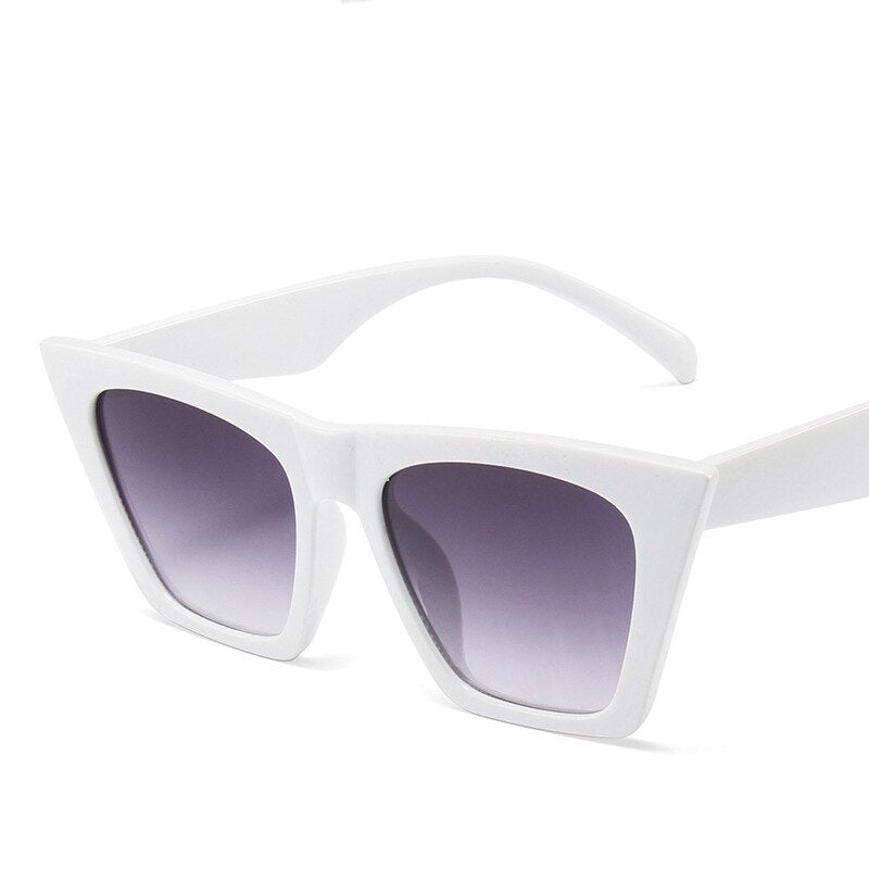 Women's Vintage Oversized Cat Eye Sunglasses, Vintage Style Sunglasses, UV400 Sunglasses