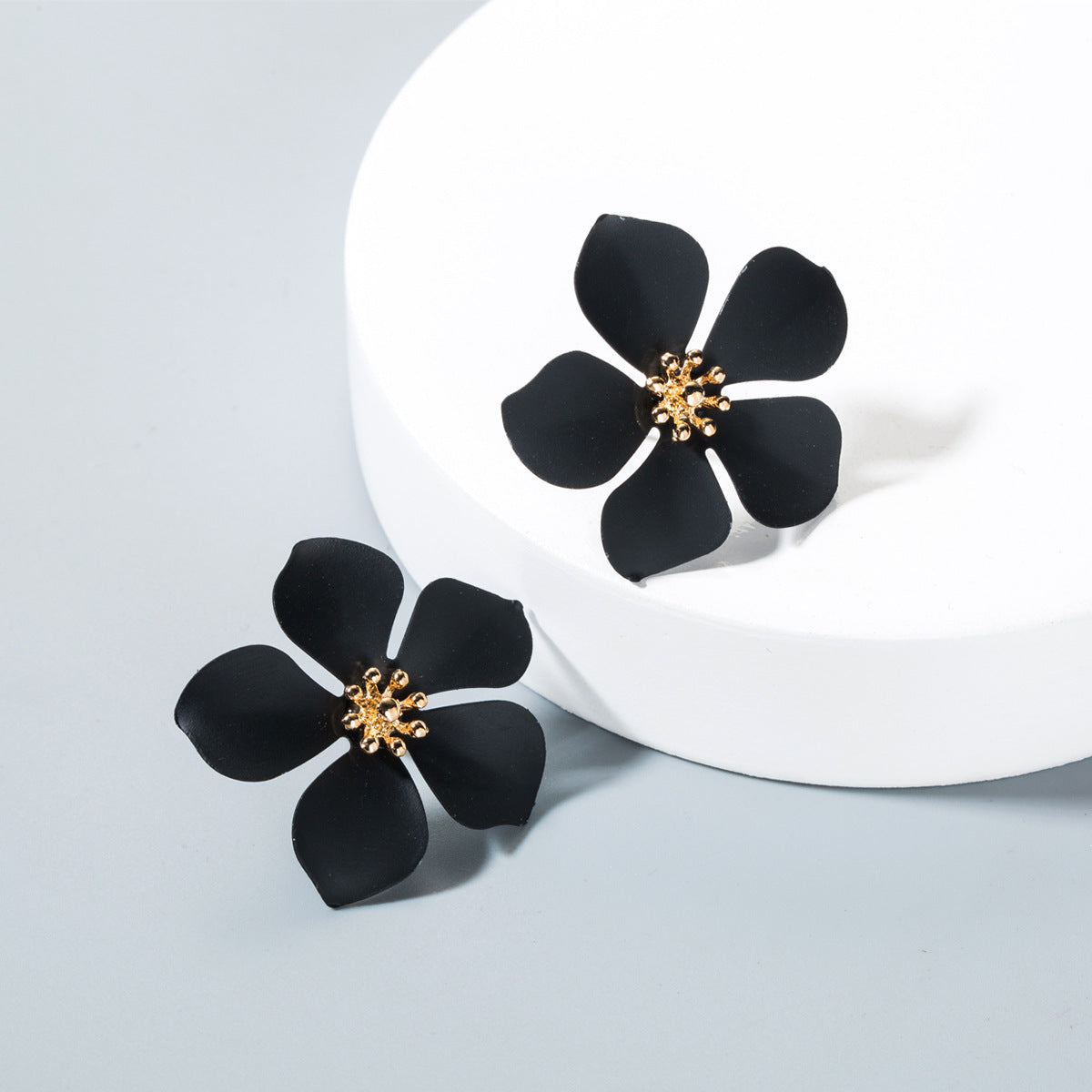60s Style Floral Earrings, Vintage Inspired Earrings, Mod Floral Earrings