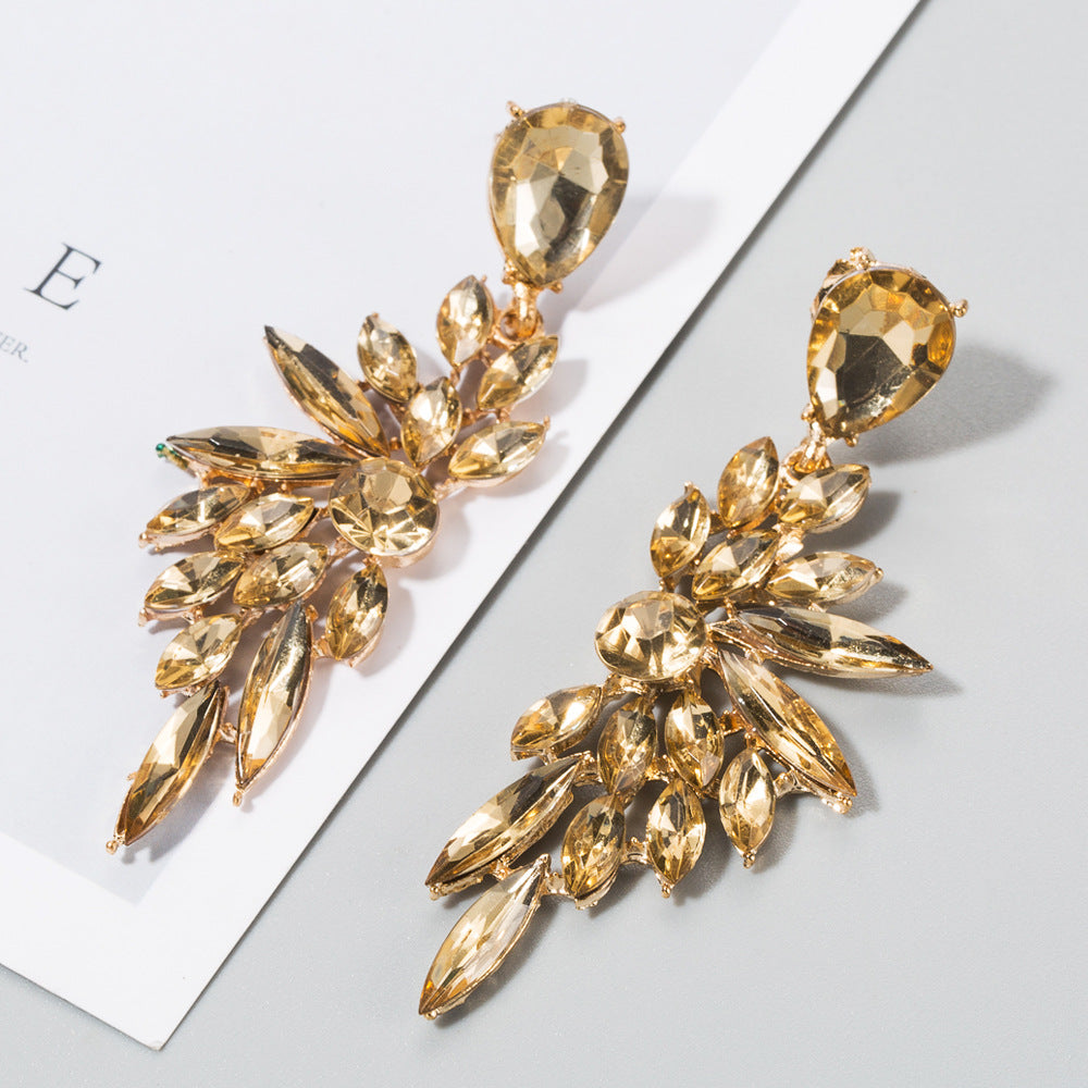 60s Inspired Earrings, Vintage inspired earrings, Exaggerated Elegant Party Earrings
