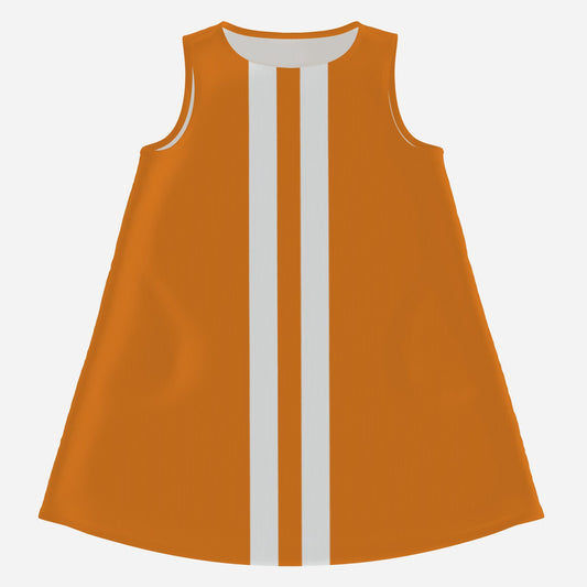 60s dress style, 60s inspired Orange Mod mini dress, Orange Gogo Dress, Retro Tent dress