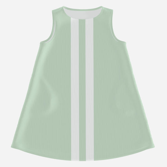 Women's Mod Dress, Mint Green 60s Style Dress, Sleeveless Tent Mini Dress, Vintage Inspired Go-Go Dress