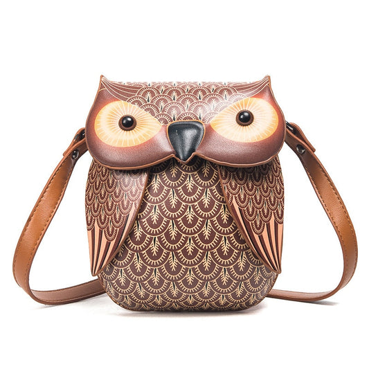 Owl Handbag, Owl Crossbody Handbag