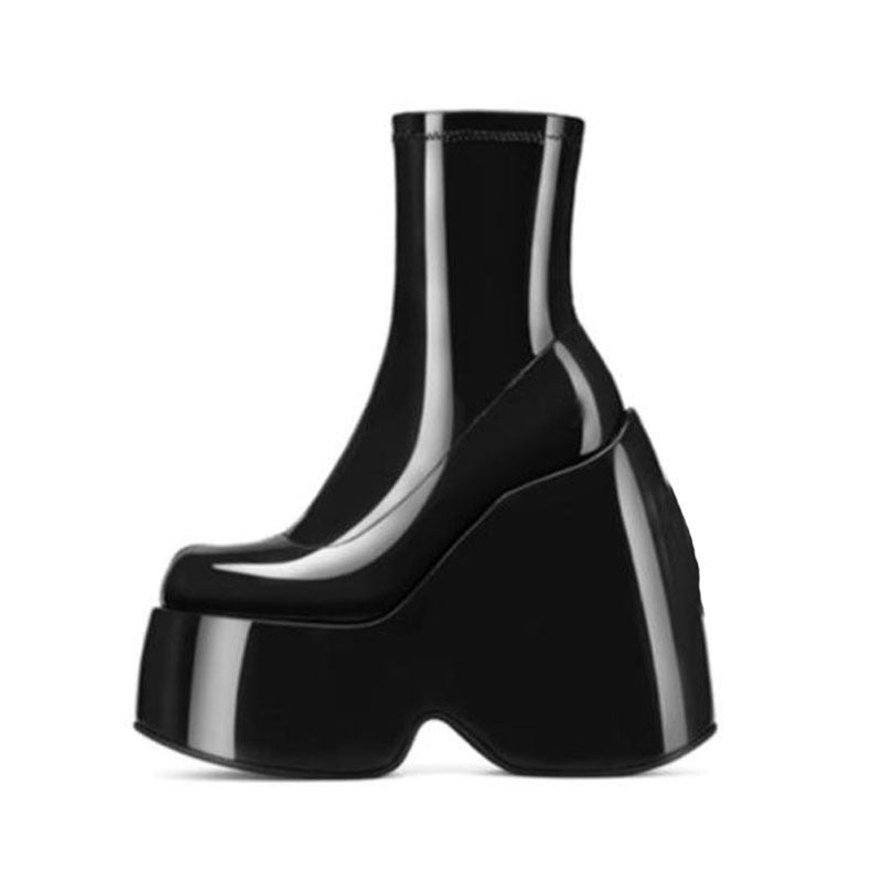 Mod Boots, Chunky Boots, 60s inspired Boots, High Fashion Boots