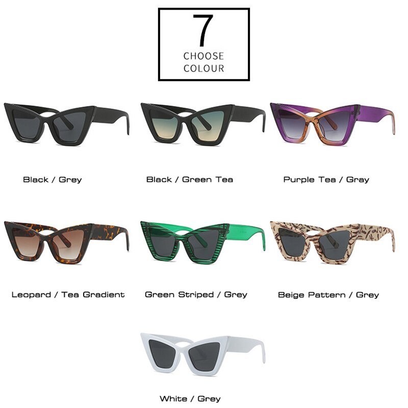 Women's Oversized Cat Eye Women Sunglasses , Vintage Style Sunglasses for Women, UV400