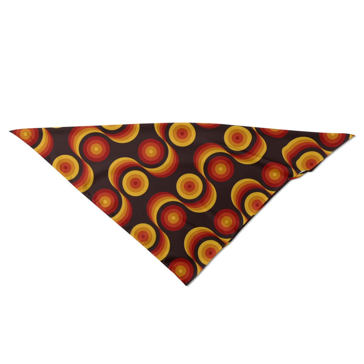Mod Brown Silk imitation scarf for Sharon