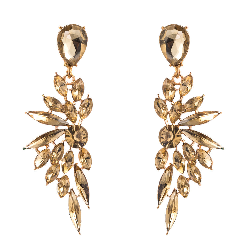 60s Inspired Earrings, Vintage inspired earrings, Exaggerated Elegant Party Earrings