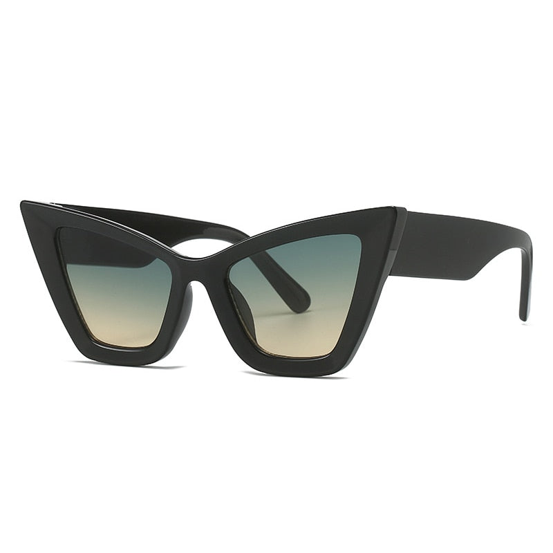 Women's Oversized Cat Eye Women Sunglasses , Vintage Style Sunglasses for Women, UV400