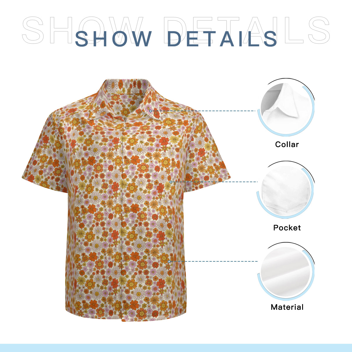 Vintage 70s style shirt, Retro Shirt Men, Hippie Shirt Men, Men's Floral shirt, 70s Shirt Men, 70s inspired shirt, Men's dress shirt