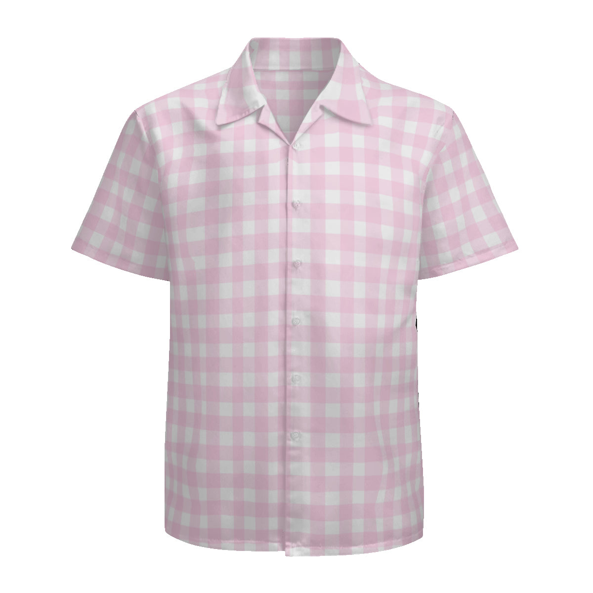 Pink Gingham Shirt Men, Retro Shirt Men, Pink Shirt Men, Vintage Style Shirt Men, Pink Top Men, Men's Gingham Shirt