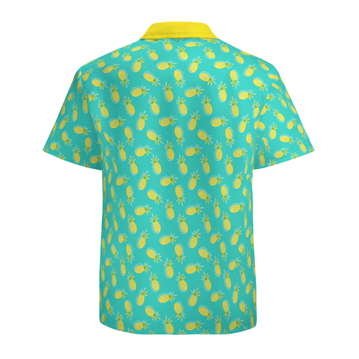 Pineapple Shirt Men, Tropical Shirt Men,Retro Hawaiian Shirt Men,Turquoise Shirt Men, 60s Style Top,Retro Shirt,Vintage Style Pineapple Top