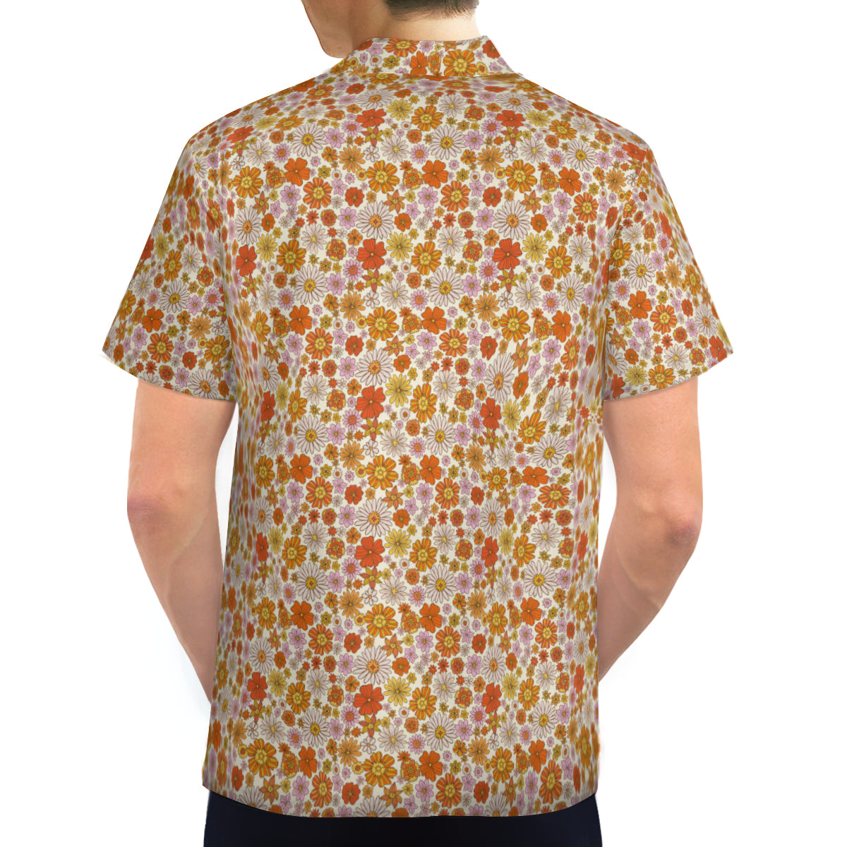 Vintage 70s style shirt, Retro Shirt Men, Hippie Shirt Men, Men's Floral shirt, 70s Shirt Men, 70s inspired shirt, Men's dress shirt