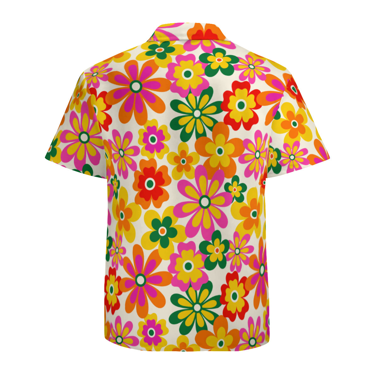 Neon Floral Shirt Men, 60s 70s style shirt men, 70s clothing men, Hippie Shirt Men, Retro Shirt Men, Vintage style shirt men, Hippie Top men