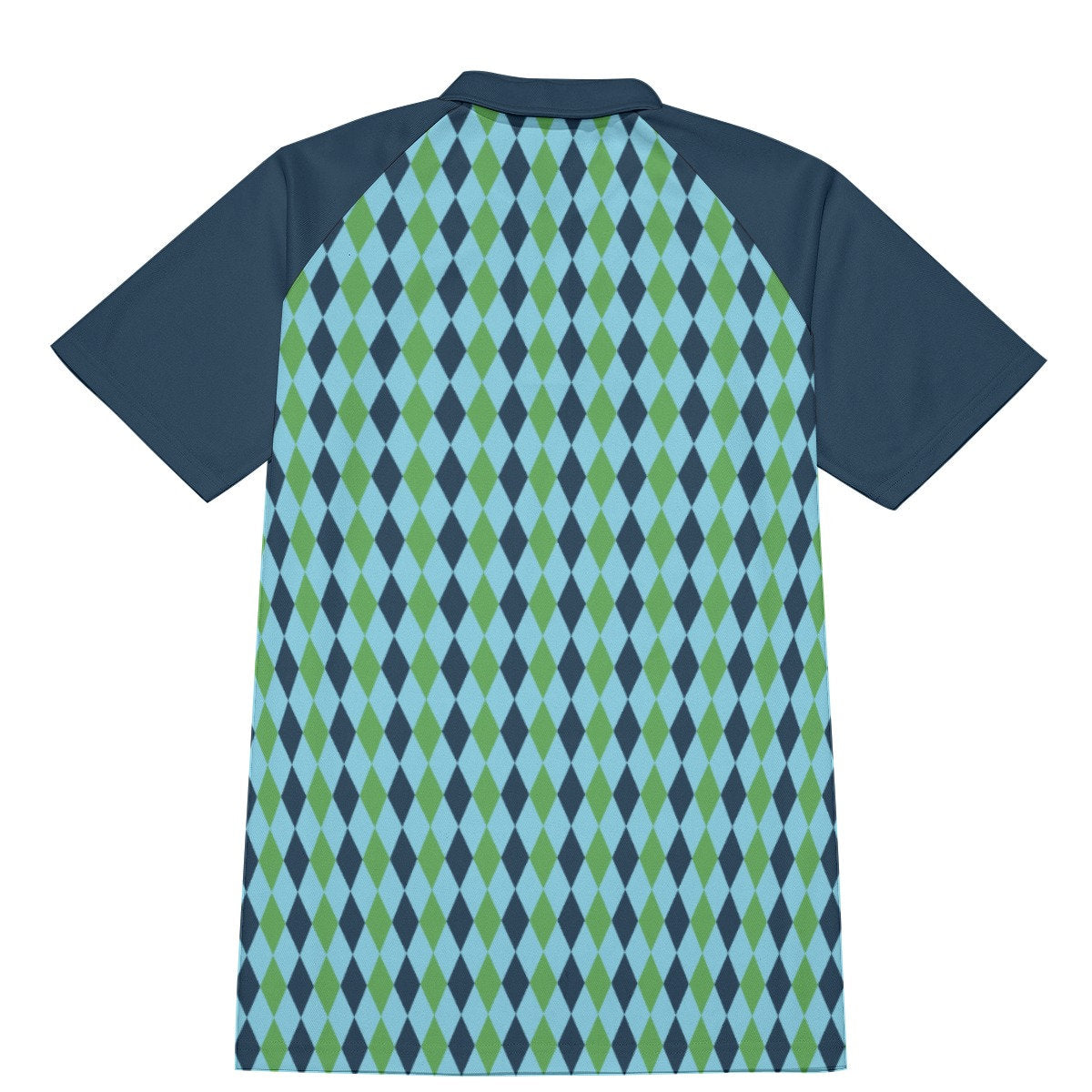 Polo Shirt, Men's Vintage, Men's Polo Shirt, Men's 60s Shirt,Blue Green Polo, Retro Tops, Vintage Shirt Men, Men's Knit Top, 60s polo shirt
