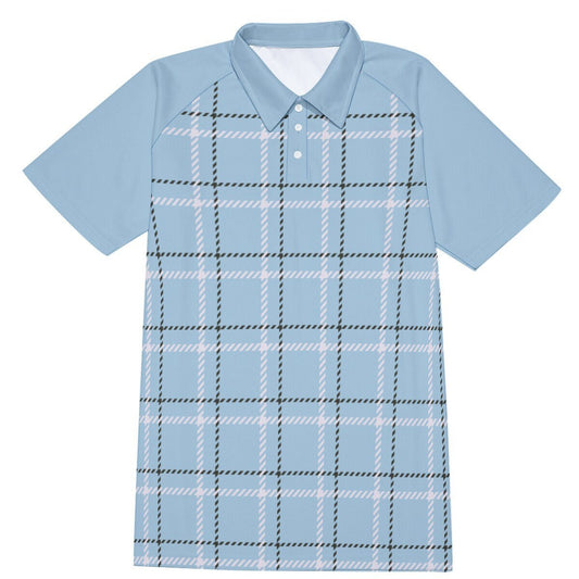 Polo Shirt, Men's vintage shirt, Vintage style shirt men, Men's polo shirt, Men's shirt, Blue Polo Shirt, Vintage shirt Men,Plaid polo Shirt