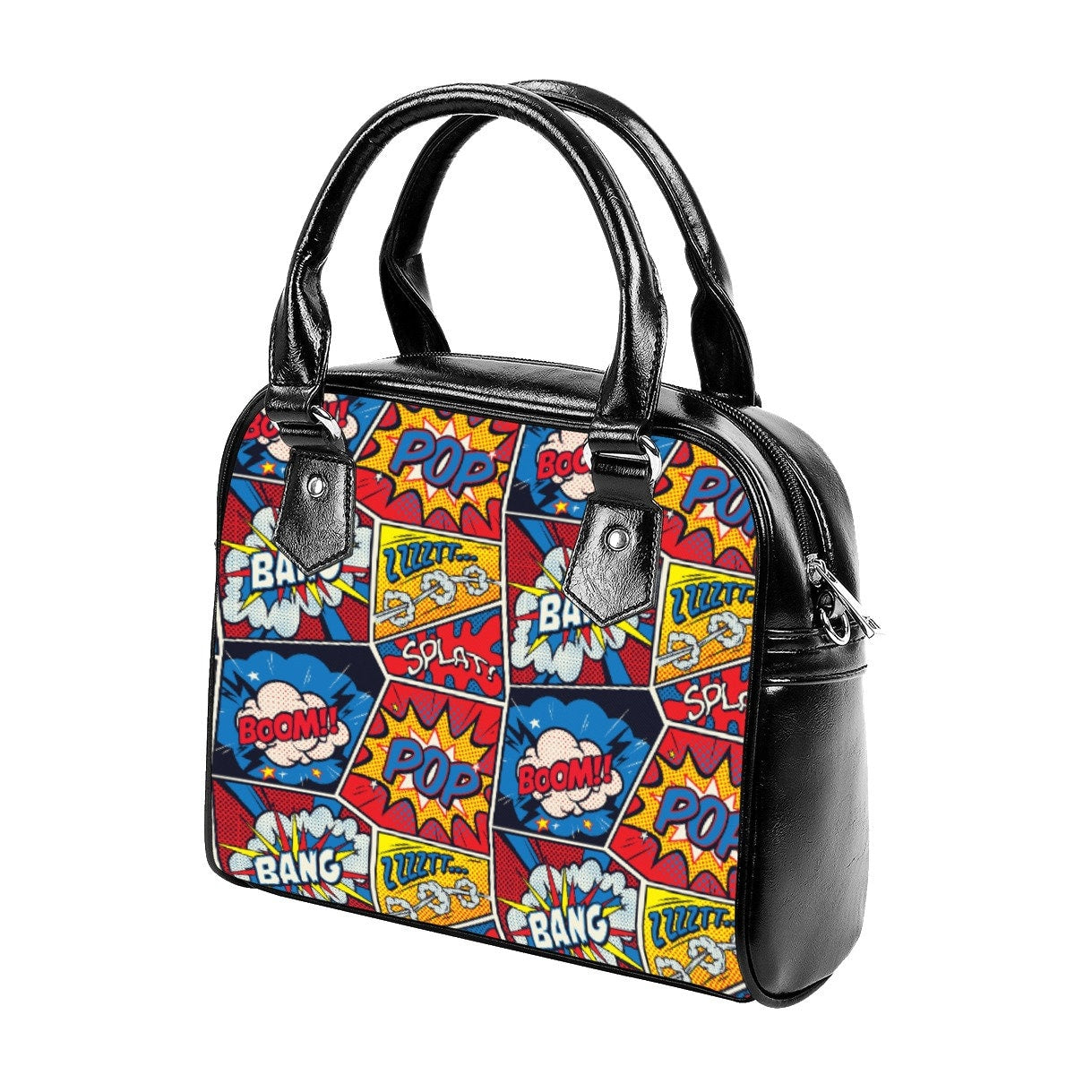 Womens Handbags, Pop Art Bag, Pop Art Print Purse, Comic Print Purse, Retro Handbag, Retro purse, Pop Art Purse, Retro Pop Art Purse