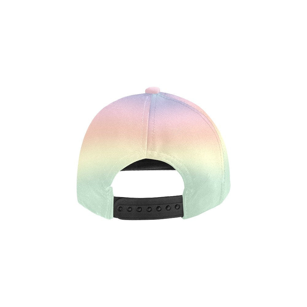 Women's baseball cap, Unisex Cap, Rainbow Cap, Rainbow hat, Multicolor hat, Baseball hat, Fashion Hat, Unique hat, Unique cap