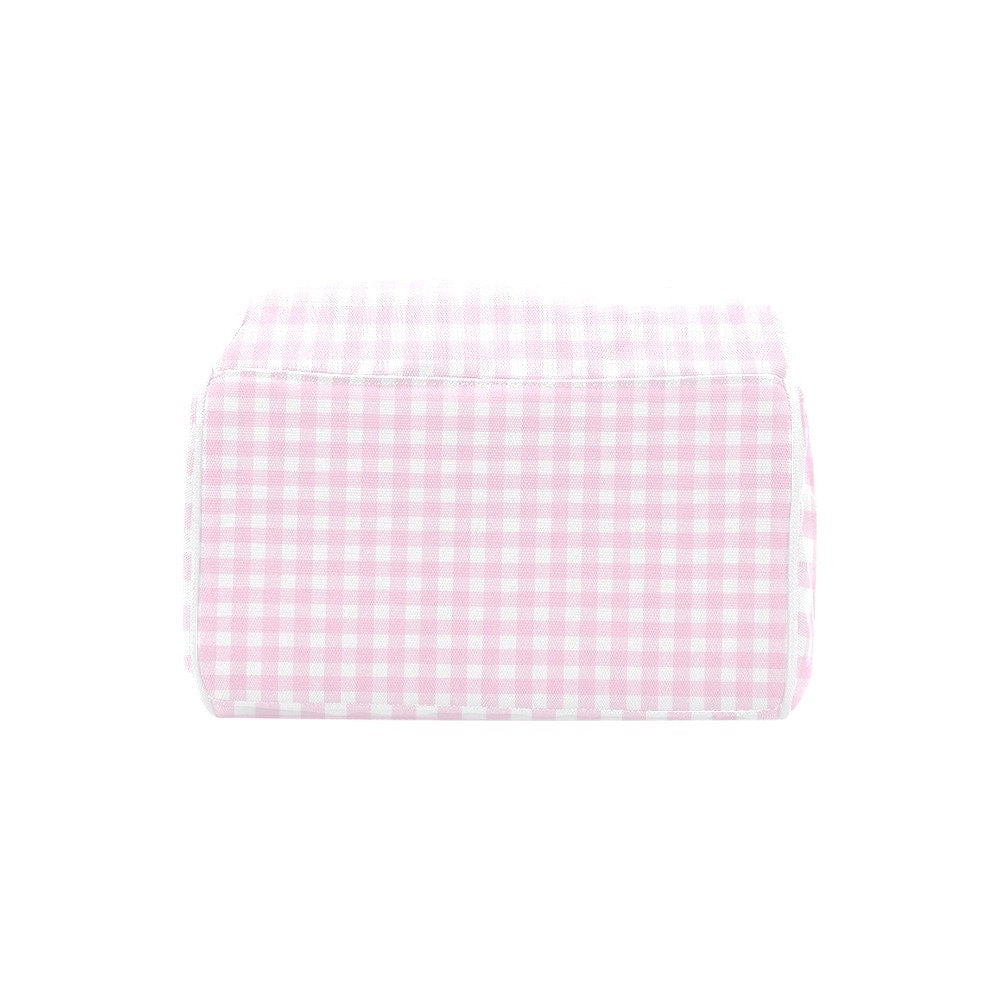 Pink Gingham Backpack, Pink Bag, Gingham Bag, Pink backpack, Retro inspired backpack, Retro Bag, vintage inspired bag, vintage style bag