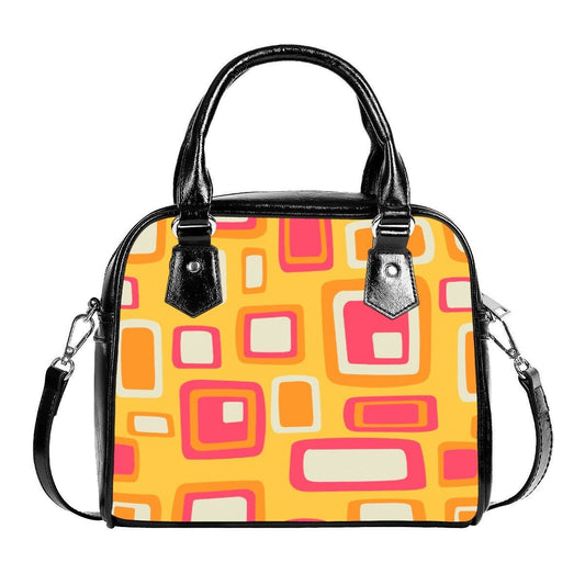 Retro Handbag, Retro Purse,  Women's Purse, Mod 60s, Women's Handbag, Mod handbag, Vintage inspired Bag, 60s style handbag, Geometric Bag