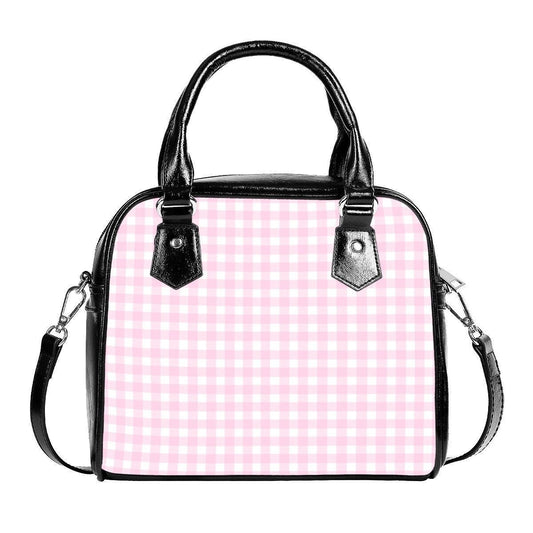 Pink Gingham Handbag, 50s Style Bag, Pink Handbag, Retro Bag, Retro Handbag, Pink Gingham Purse,Women's Bags,Women's Purse,Small Handbag