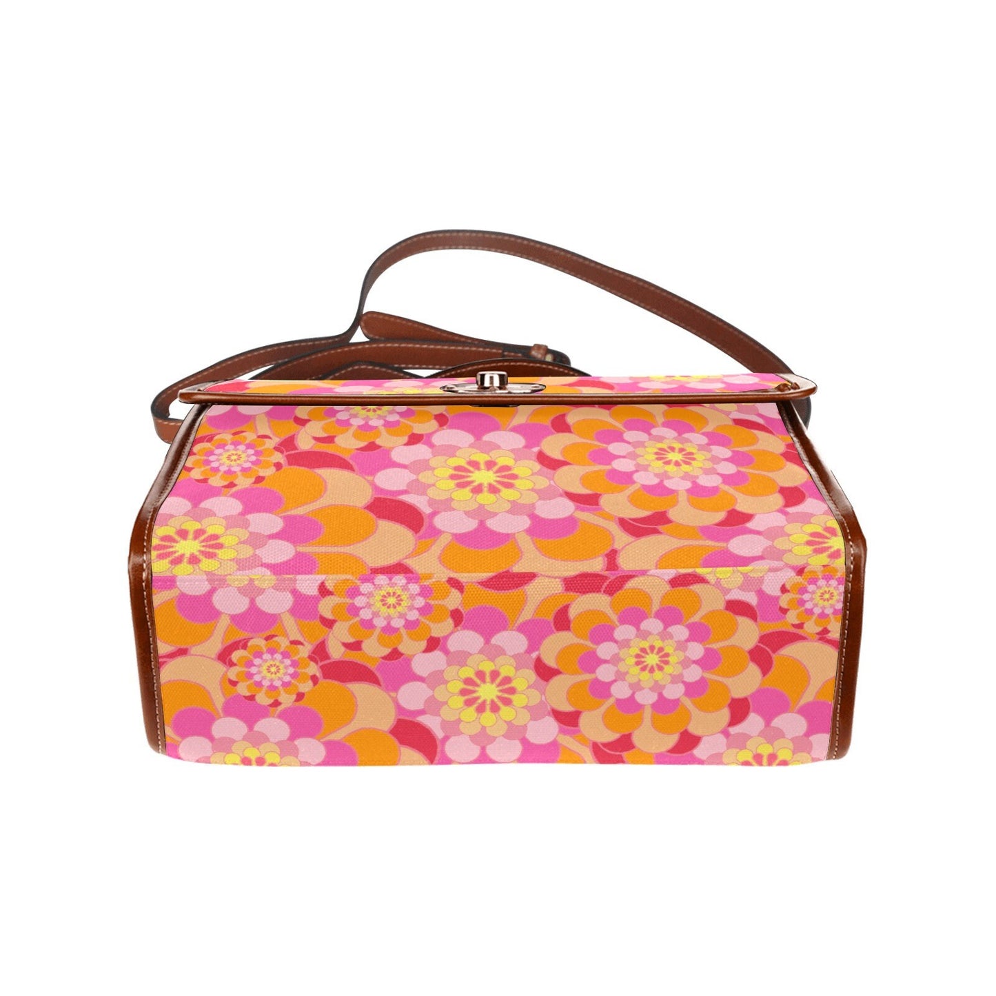 Women's Handbag, Retro Handbag, Women's Purse, Mod 60s, 70s Style bag, 70s Style purse, Floral Handbag, Floral Purse, 70s inspired,60s Style