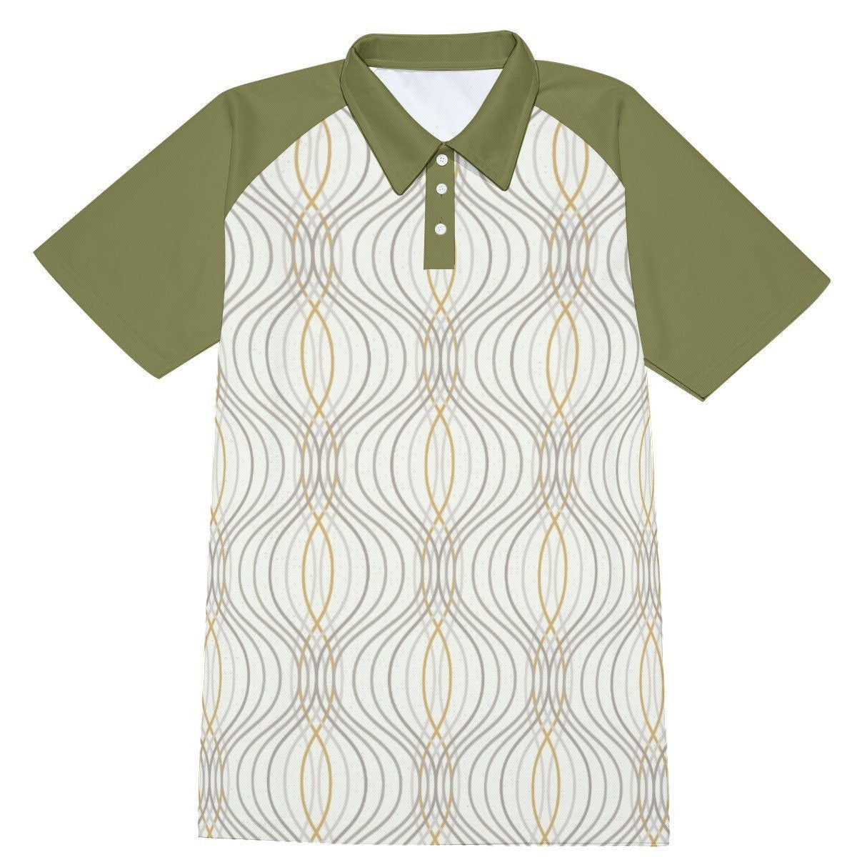 Retro Polo Shirt, Vintage Style Polo Shirt,Men's Polo Shirt,Men's 60s Style Shirt,Vintage 70s Polo shirt, Polo Shirt Vintage, Men's Vintage