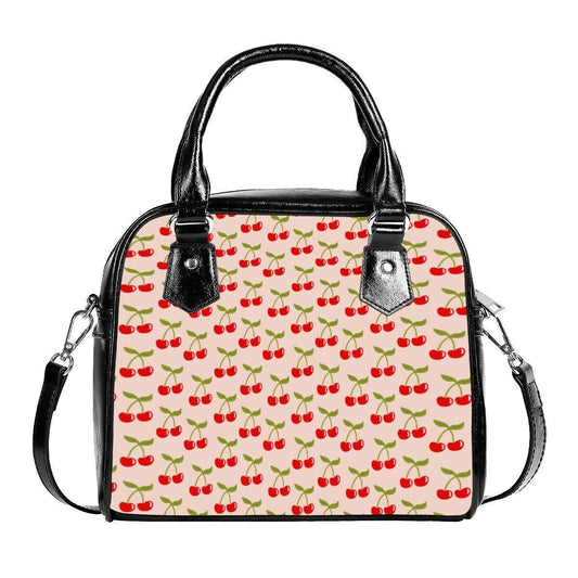 Cherry Handbag, Cherry Purse, Pin Up Handbag, Retro Handbag, Pink Cherry bag, Mod Purse, 60s style handbag, Womens Purses, Unique Handbag