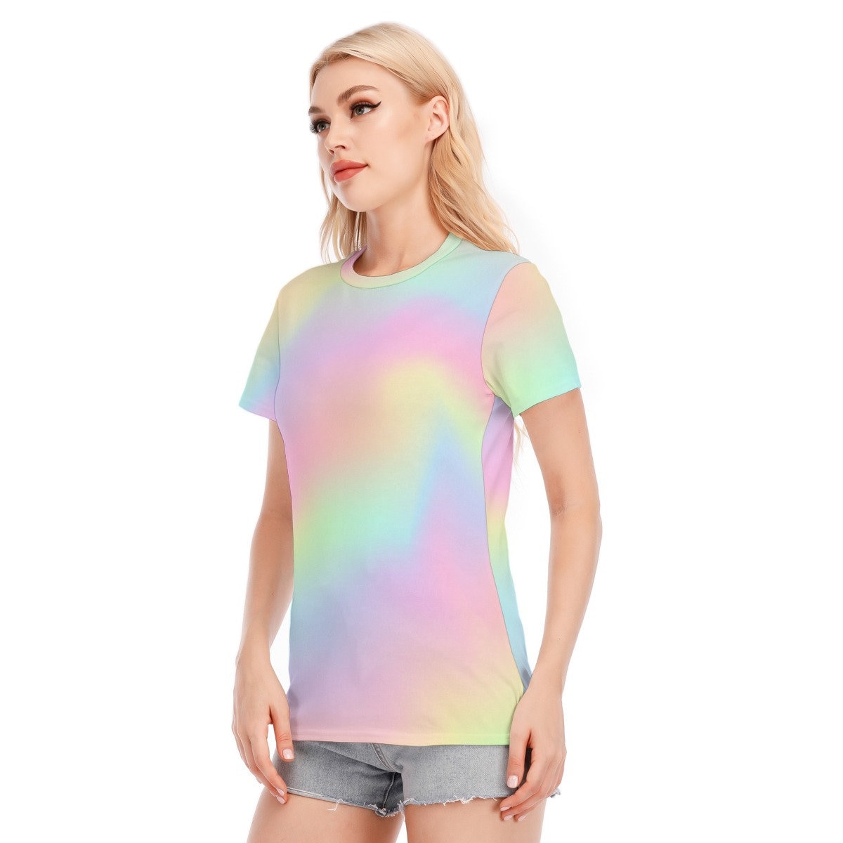 Ombre Top, Rainbow Tops, Ombre Tshirt, Rainbow T-shirt, Womens Tshirts, Unique Tshirt, Ombre T-shirt, Abstract Tshirt, Artistic Tshirt