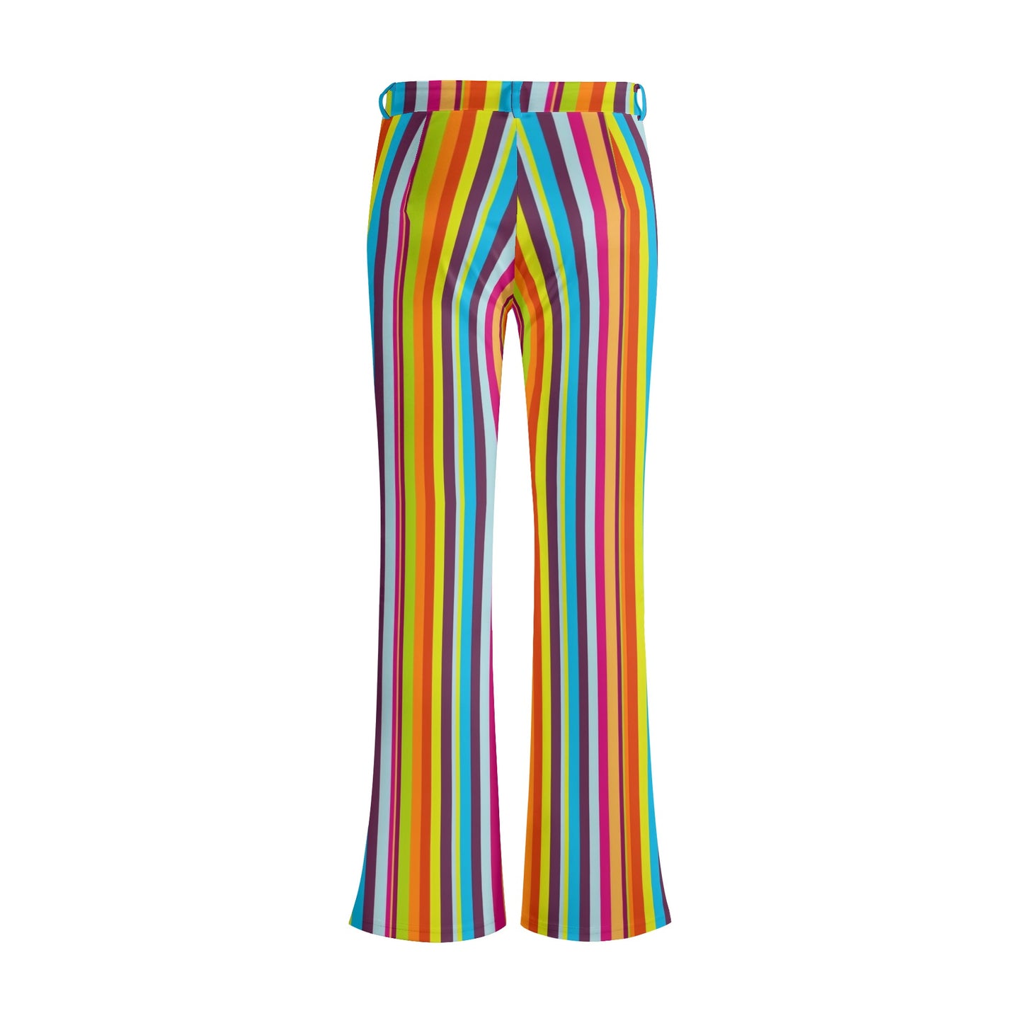 Disco Pants, Funky Pants, 70s Style Groovy Stripe Pants, 70s Wide Leg Pants, Flare Pants, 70s Pants Style, Multicolor Stripe Hippie Pants