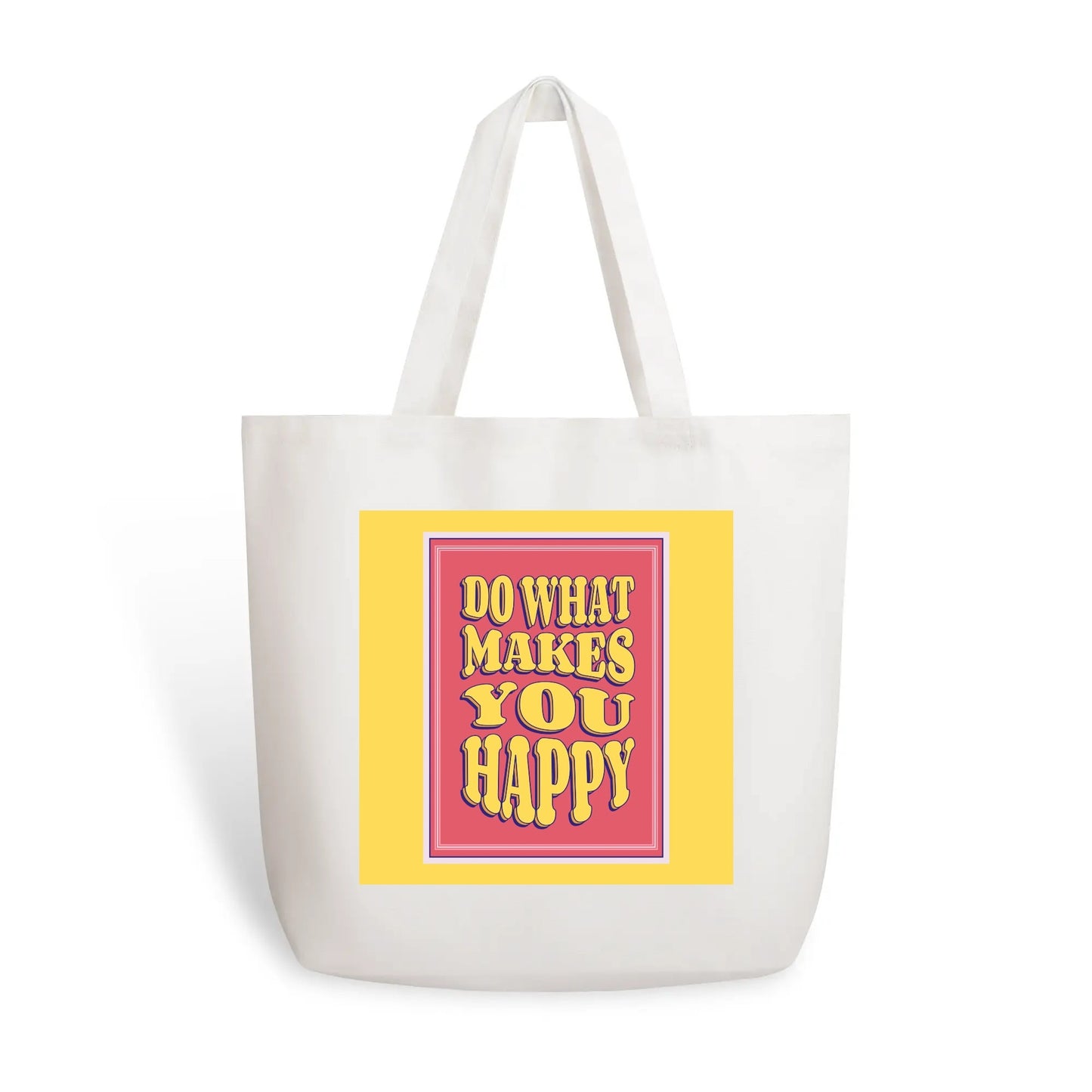 Cotton Tote, Positive Quote Tote, Encouragement Gift, Retro Tote Bag, Vintage Style Tote