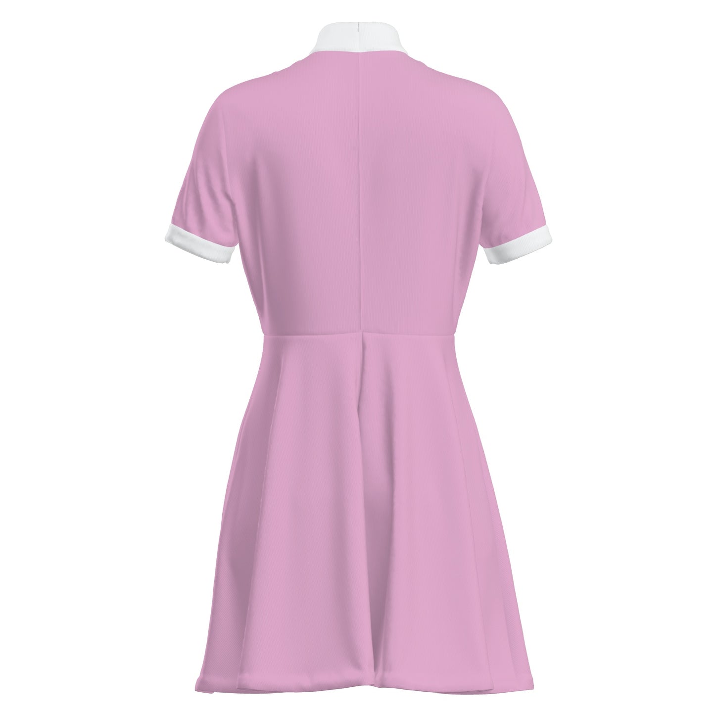 60s Mod Pink Turtleneck Mini Dress | Vintage inspired A-Line Go-Go Dress | Retro Mod Dress