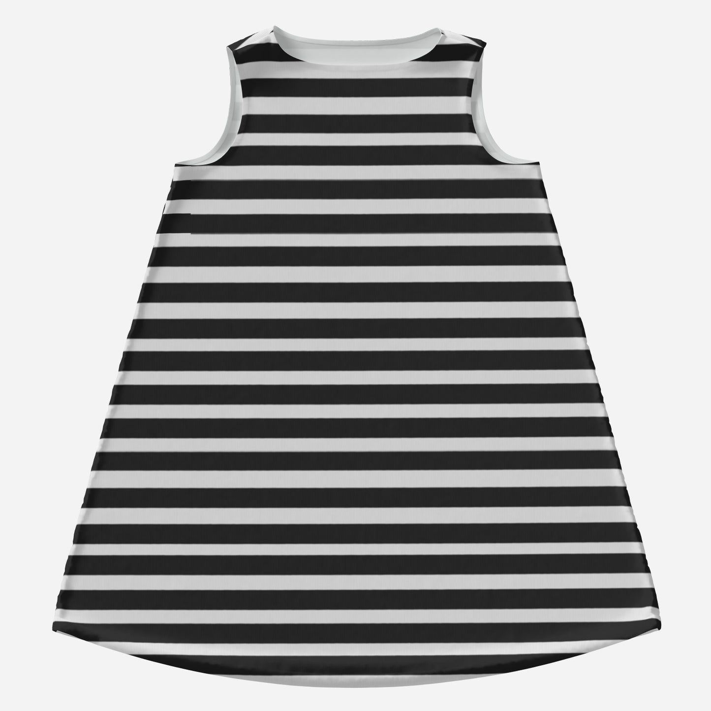Mod Dress | 60s Dress Style Black & White Stripe Mini Dress | Sleeveless Go Go Dress | Retro Dress