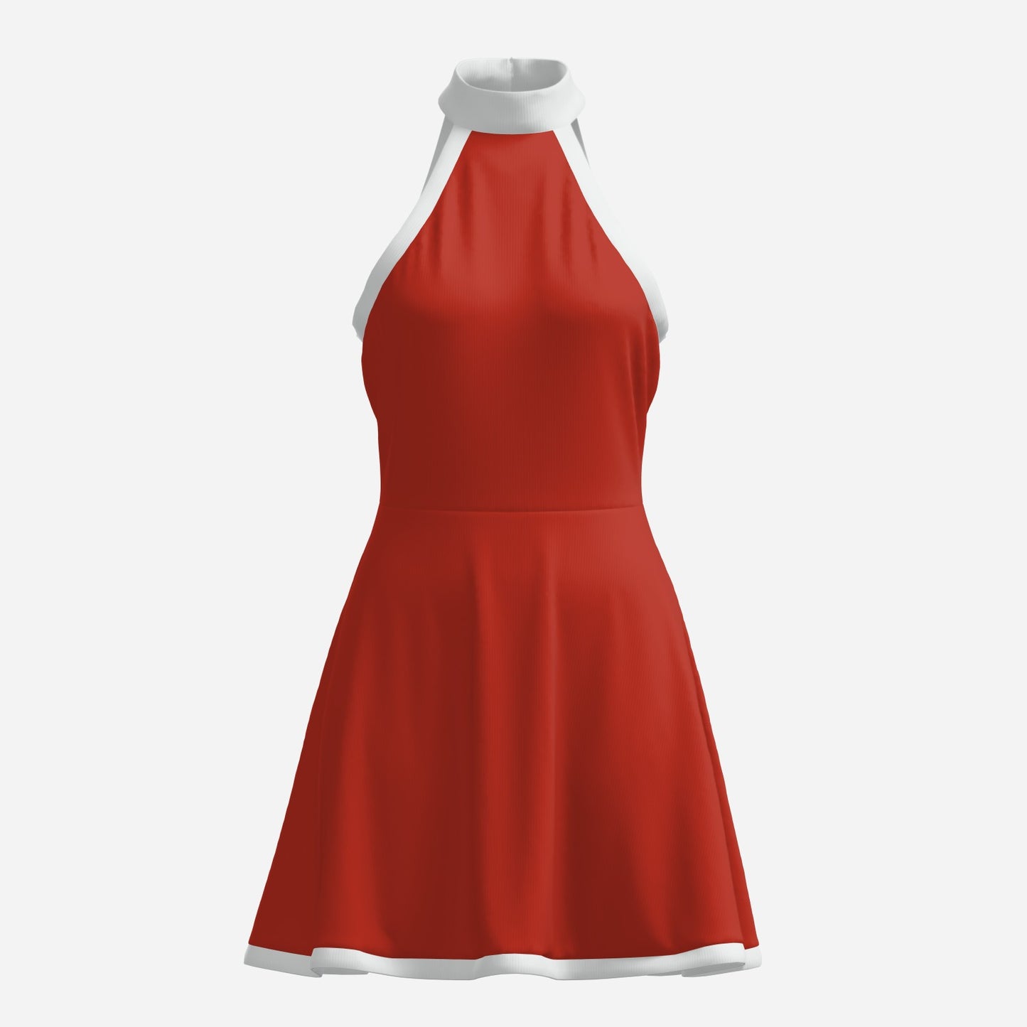Mod 60s Style dress, Retro Red Halter Dress | Vintage 60s inspired Dress | Red Go-Go Dress