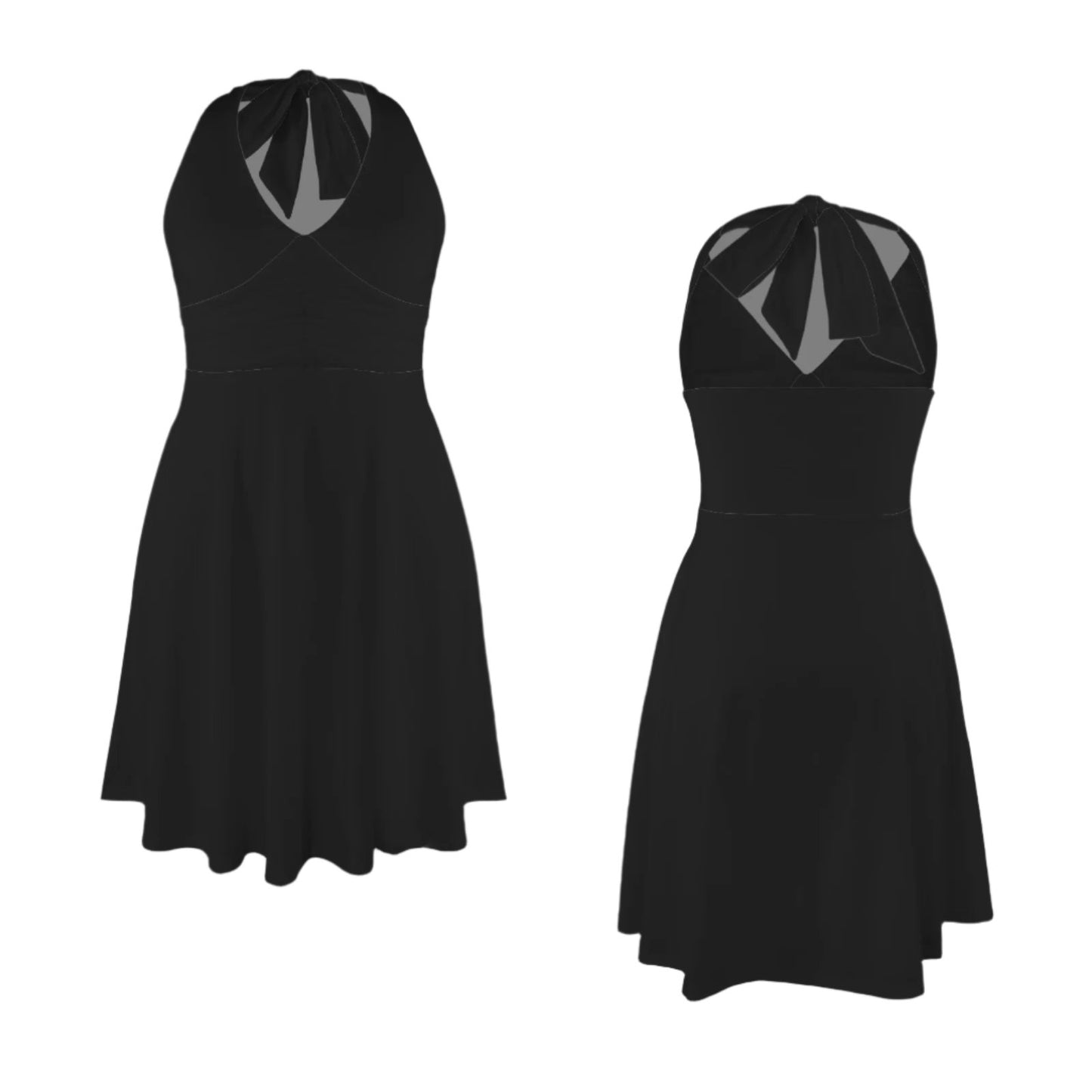 Black Halter Dress