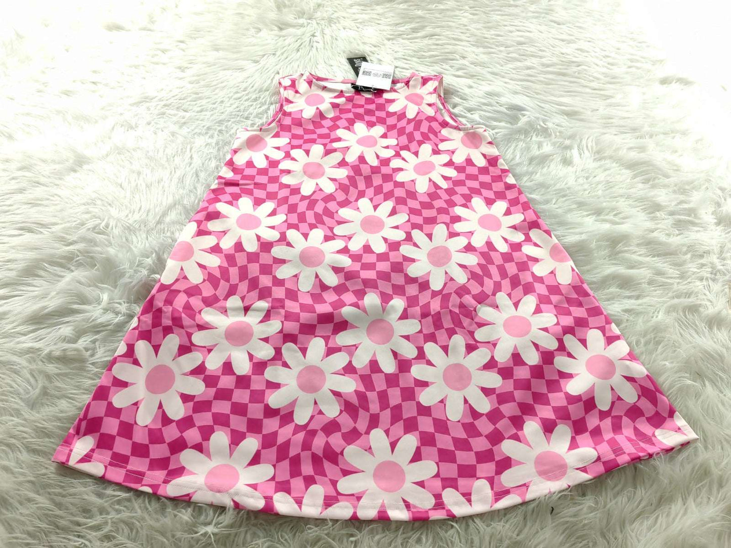 60s Dress Style, Pink 60s style Mod mini dress, Pink Vintage 60s style Dress, Pink Floral Tent Dress
