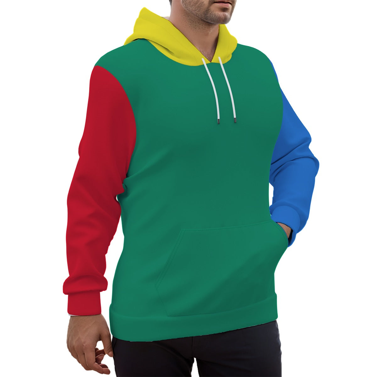 Unisex Eco-Friendly Hoodie | Color Block Hoodie | Sustainable Hoodie for Men & Women