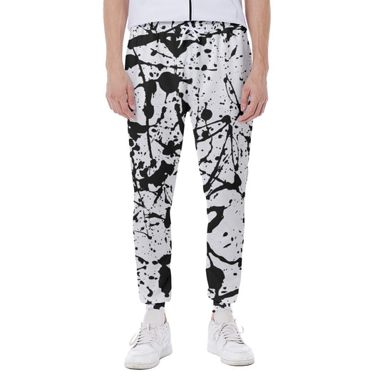 Unisex Eco Sweatpants | Abstract Paint Splash Design | Punk Rock Sustainable Style Pants