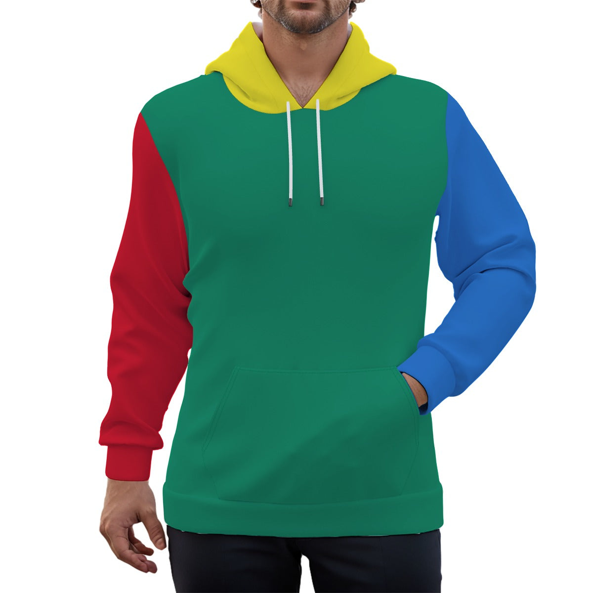 Unisex Eco-Friendly Hoodie | Color Block Hoodie | Sustainable Hoodie for Men & Women