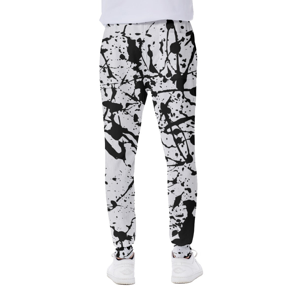 Unisex Eco Sweatpants | Abstract Paint Splash Design | Punk Rock Sustainable Style Pants