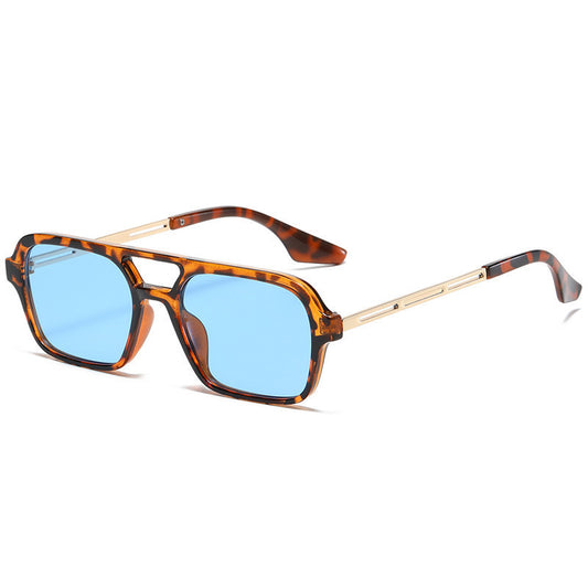 Retro-Sonnenbrille, quadratische Sonnenbrille, Sonnenbrille im Vintage-Stil, quadratische Vintage-Sonnenbrille 