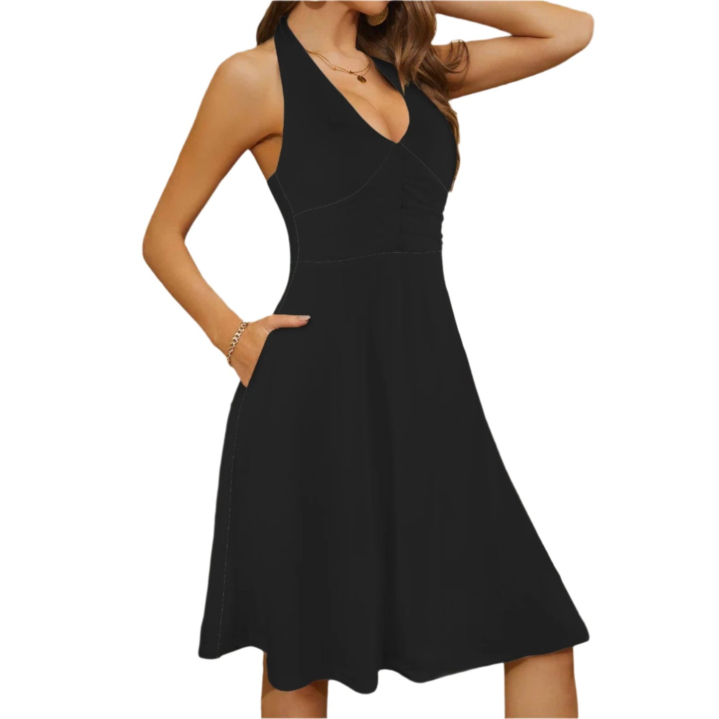 Black Halter Dress