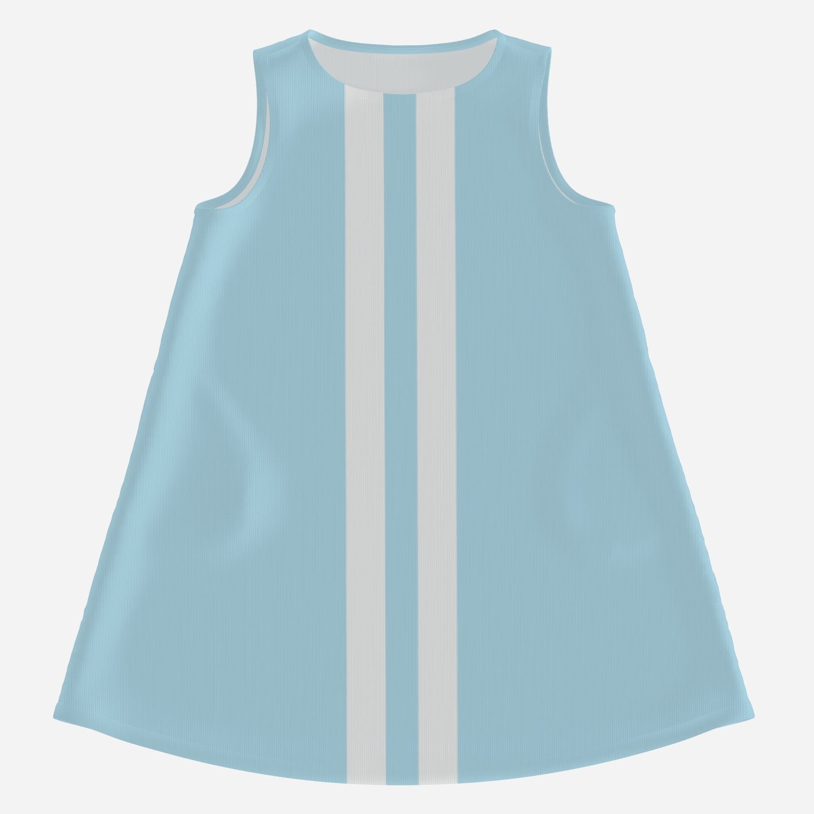 60s Dress Style | Light Blue Mod Mini Dress | Retro GoGo Tent Dress | 60s Sleeveless Vintage Style Dress