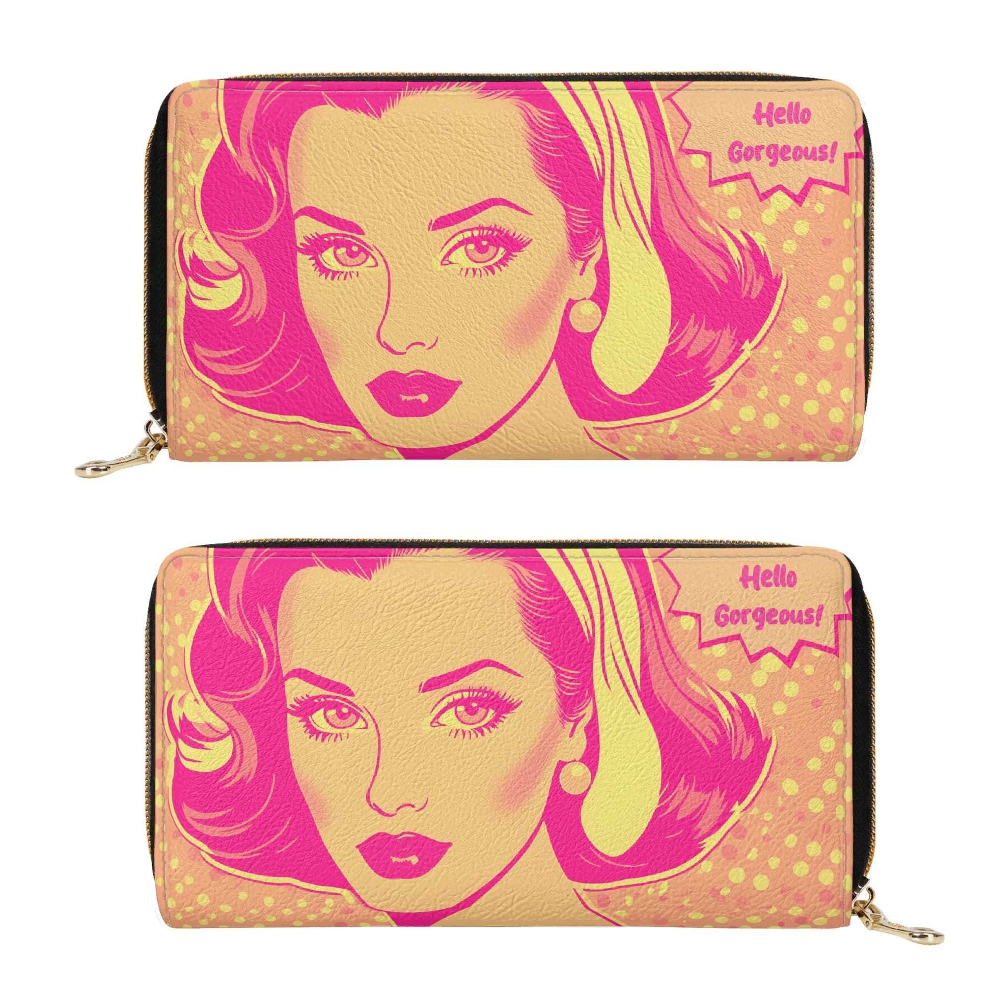 customwalletwomen,customnamewallet,popartwallet, popartpurse