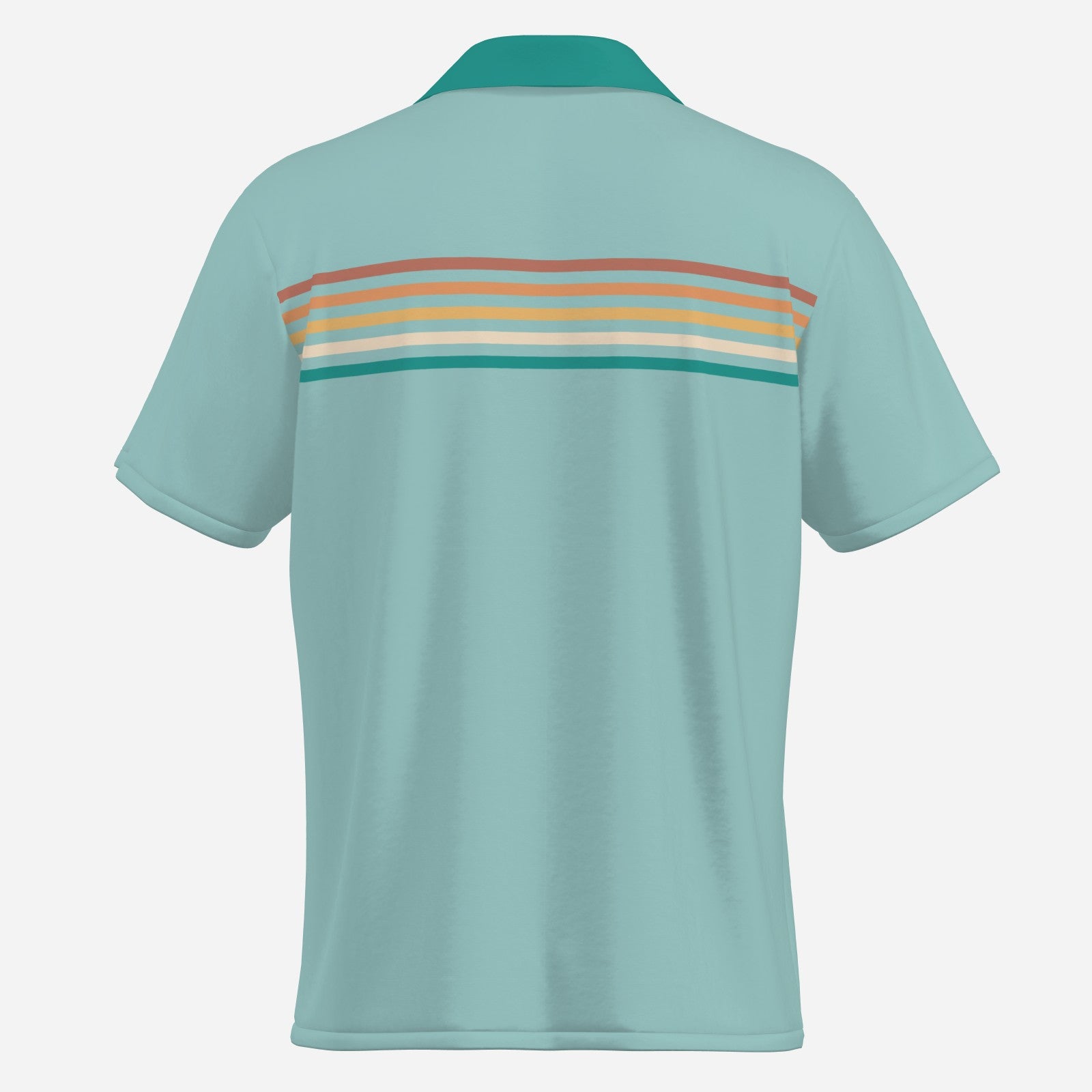 Men’s 50s Style Shirt | Retro Blue Stripe Rockabilly Shirt | Vintage 1950s Shirt Men 