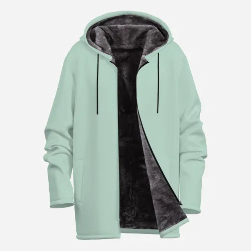 mint green hoodie jacket