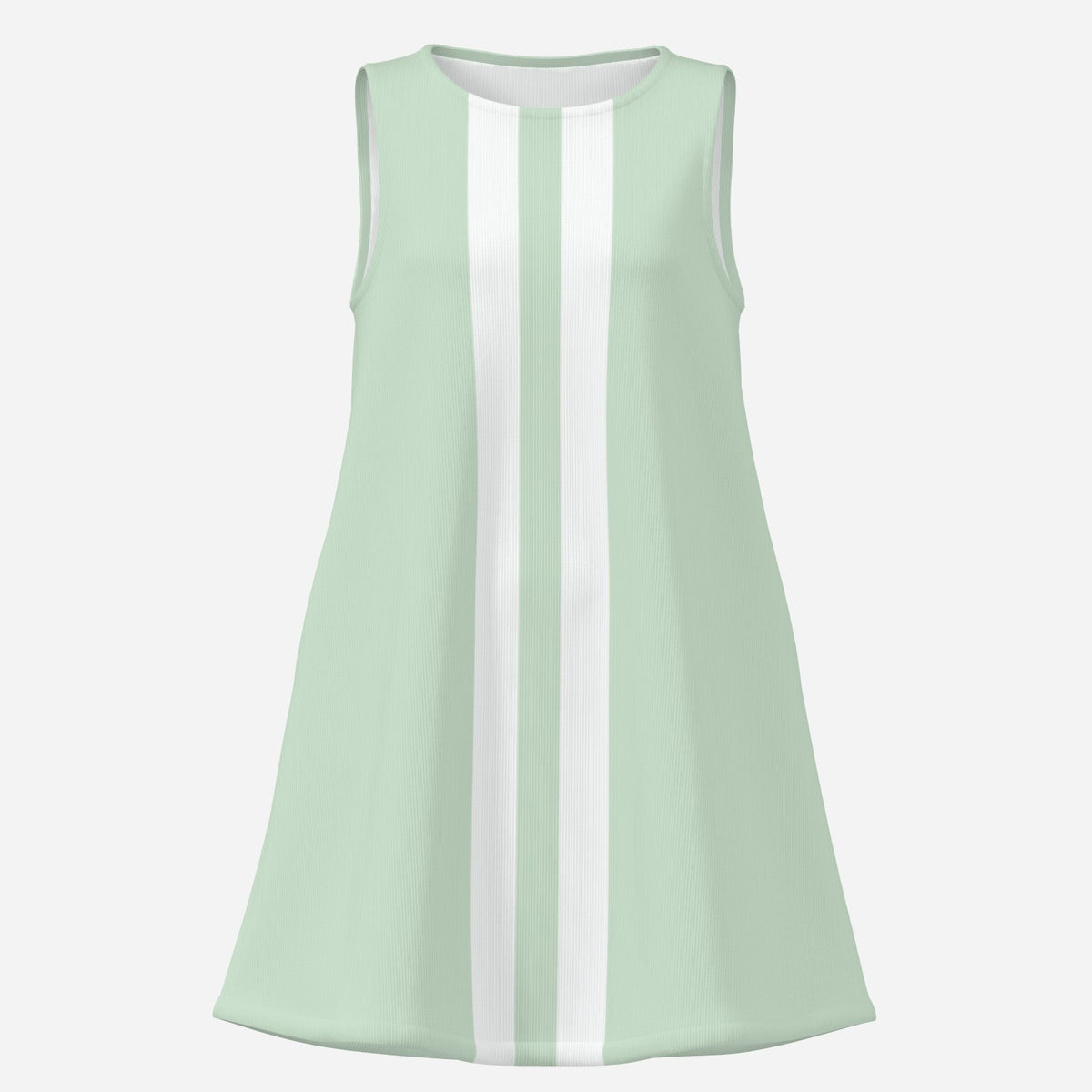Women's Mod Dress, Mint Green 60s Style Dress, Sleeveless Tent Mini Dress, Vintage Inspired Go-Go Dress